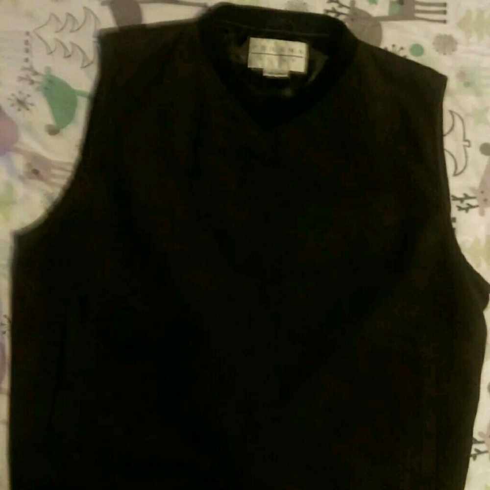 TEHAMA CLINT Golf Wind Shirt Vest Mens L Pullover